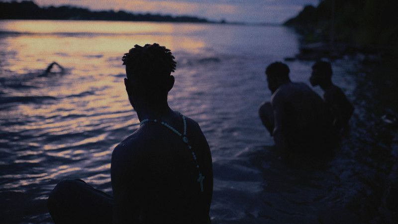 Sukundimi Walks Before Me documentary still of the Sepik River in Papua New Guinea at dusk